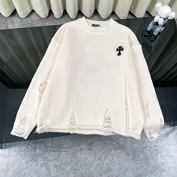 🔥🔥Chrome hearts Cream sweater